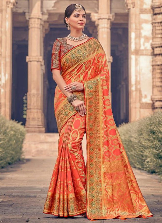 Prerana Festive Wear Semi Silk Wholesale Saree Collection